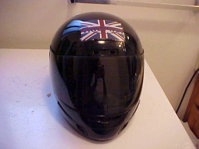 Youth triumph black motocycle helmet  small to medium very clean inside & out