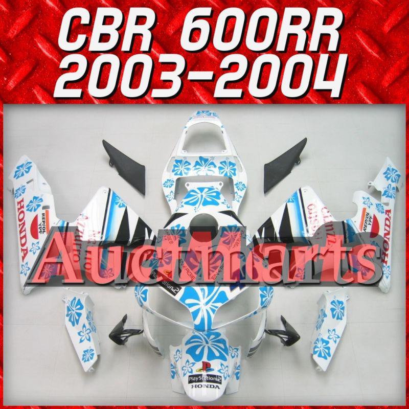 Fit honda 03 04 cbr600rr cbr 600 rr 2003 2004 fairing kit abs plastics c10 a1