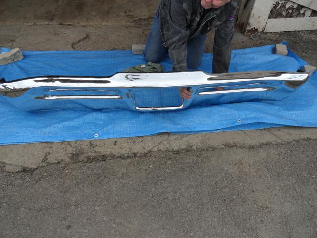 1969-70 mercury front bumper ( plated ) 