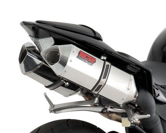 Vance & hines cs one undertail mufflers stainless/black/alum for yamaha yzf-r1