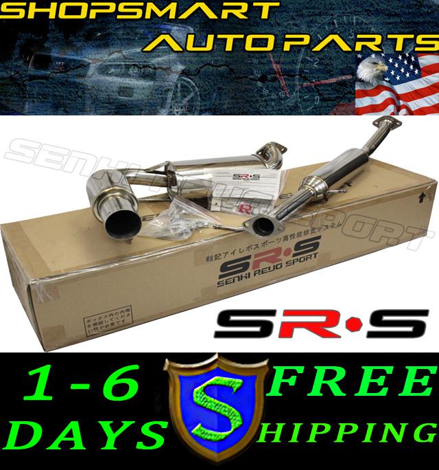 Srs type-r1 catback exhaust system 90-97 mazda miata 90 91 92 93 94 95 96 97 