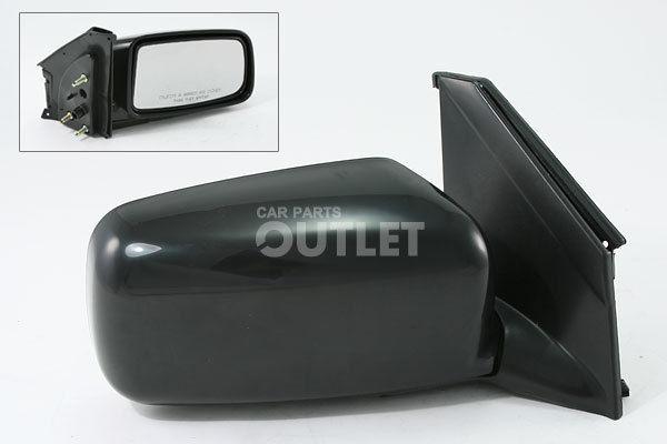 02-05 mits lancer es right side rear view power remote mirror manual foldable rh