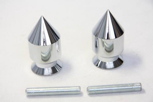 Spike swingarm spools for yamaha fzr 1000 400 fzr600r yzf1000 yzf750r chrome