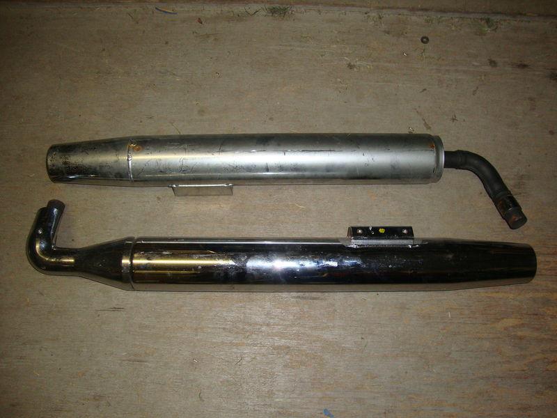 Kawasaki oem right & left mufflers kaw3721500/1600 sankei 2366 nomad vulcan