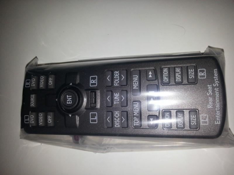 Toyota lexus rear dvd entertainment system remote 86170-48020
