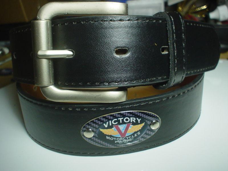 Victory motorcycle leather belt size m carbon jackpot kingpin vagas hammer