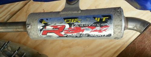 99 yamaha yz 125 pro circuit silencer exhaust