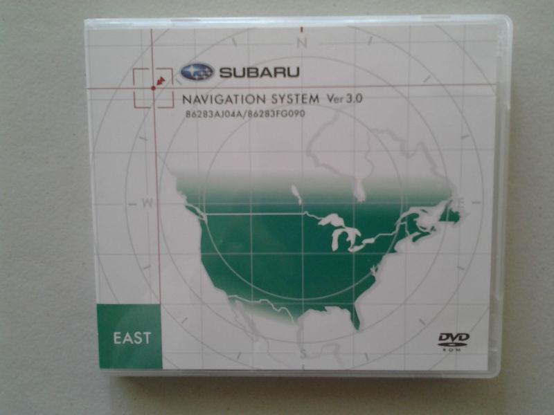 Subaru navigation east disc  '10,'11 outback,& legacy,'09.'10,'11 forester, v3