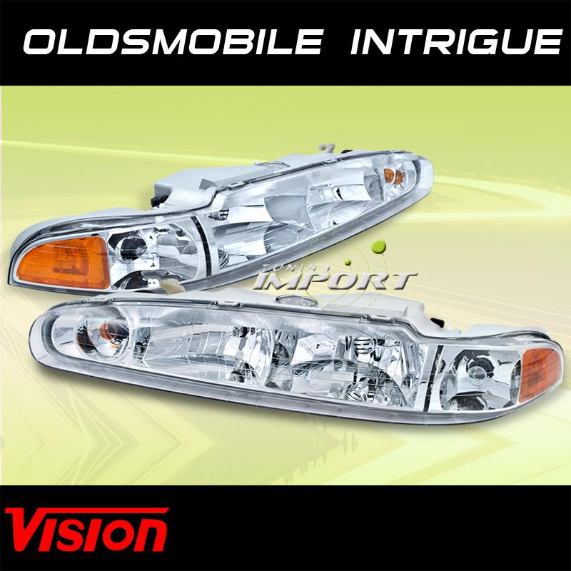 Oldsmobile 99-04 intrigue replacement vision headlights lamps left right