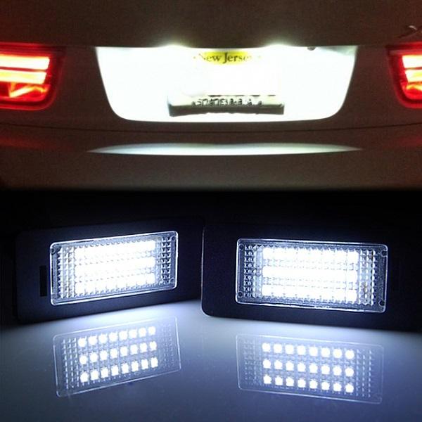 04-11 bmw m3 m5 x5 hyper white license plate 24 led light 325i 528i x6 m6 x3