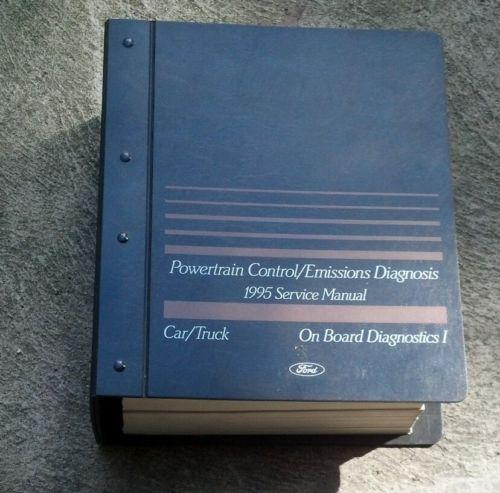 1995 ford car & truck powertrain control emission diagnosis manuals obd i & ii 