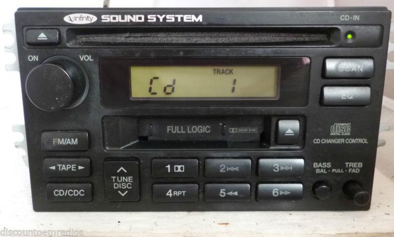 02-06 kia optima radio cd cassette player infinity 96190-3c112 *