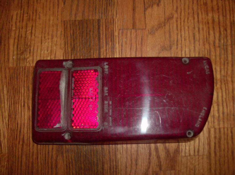 1968 jaguar  xke e type 68 right tail light lens 