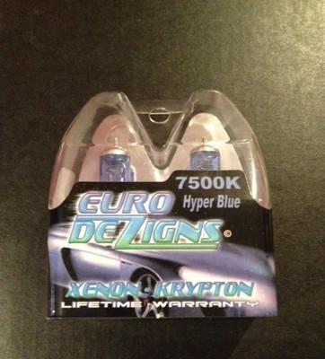 Hyper blue 9007 hb5 xenon hid high/low beam headlights bulbs 7500k new design