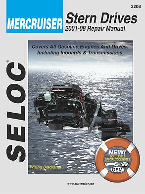 Seloc mercruiser stern drive repair service manual 2001 to 2008 seloc 3208