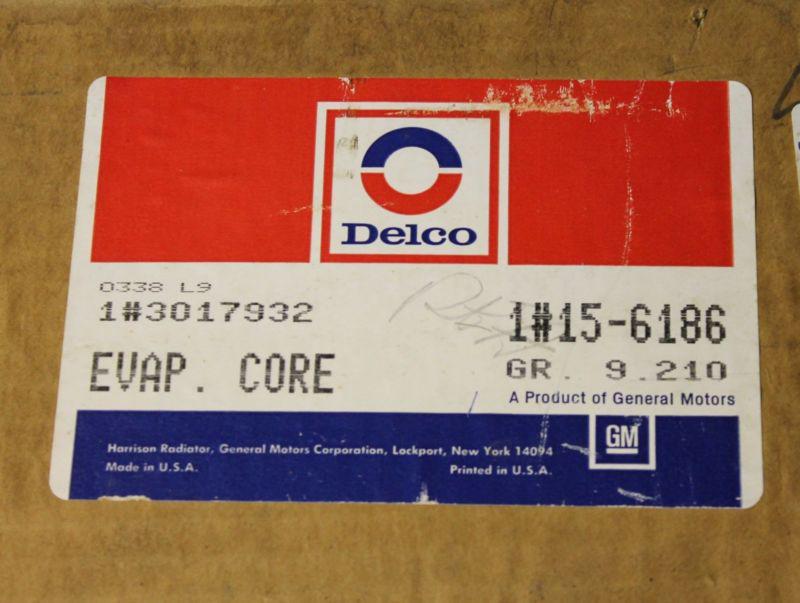 Nos delco a/c evaporator core 1967 1968 1969 1970 cadillac oldsmobile 15-6186