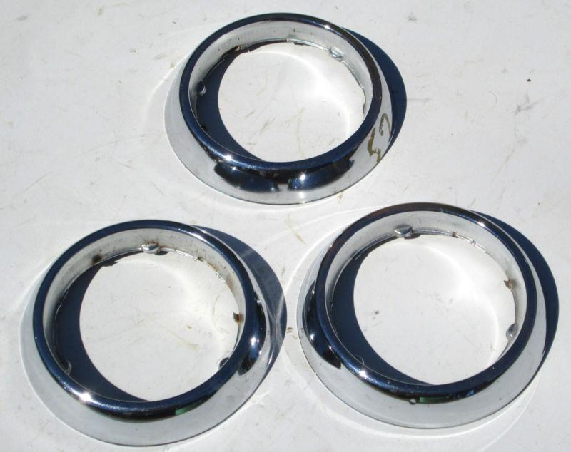 1955 1956 1957 chevy dome light trim rings