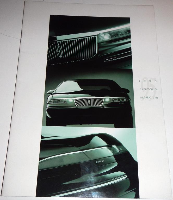 1995 lincoln mark viii brochure