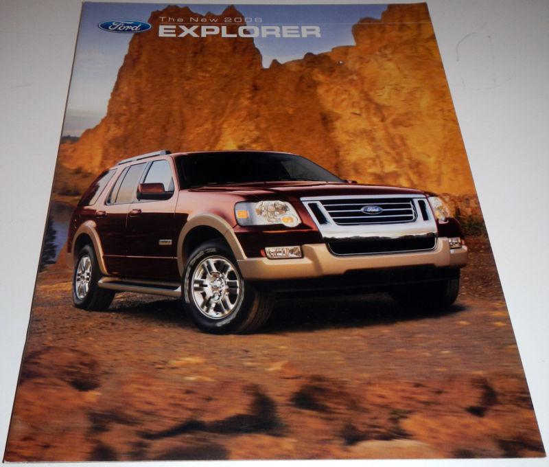 2006 ford explorer brochure ft xls xlt eddie bauer and limited