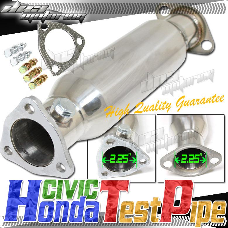 Honda civic/crx 88-91 ef stainless high flow race pipe 