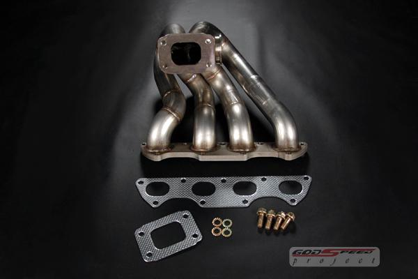 Gsp civic b16 b18 t3t4 t3 flange gt35 top mount equal length turbo manifold new