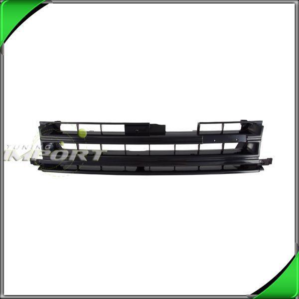 Grille front ma1200118 unpainted plastic black shell new 1989-1992 mazda mpv 2wd