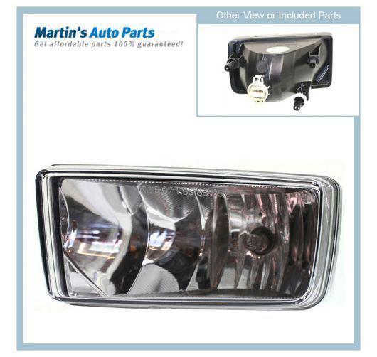 Clear lens new fog light lamp left hand full size pickup truck halogen lh driver