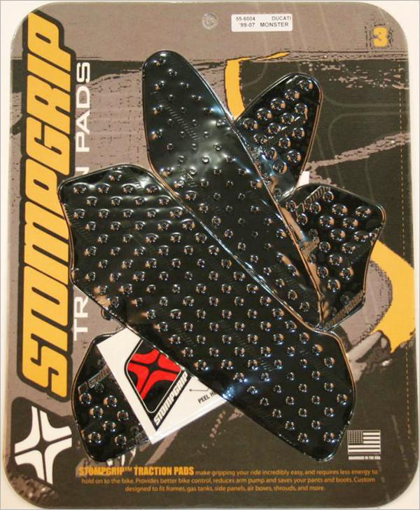 Stomp grip traction pad tank kit ducati hypermotard 1100 2008-2012 / black