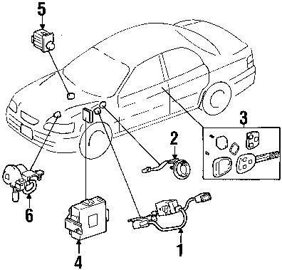 Lexus 8907033470 genuine oem factory original transmitter