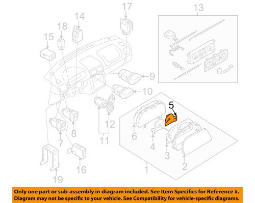 Subaru oem 01-02 forester-tachometer 85040fc220