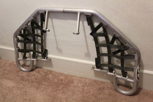 Used ac racing nerf bars black nets yamaha yfz450 yfz 450 2004-2008 atv cheap