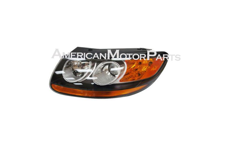 Left driver side replacement headlight 07-09 fit hyundai santa fe - 921010w060