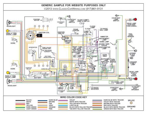 1941 1942 1946 1947 buick 50 60 70 90 color laminated wiring diagram 11&#034; x 17&#034;