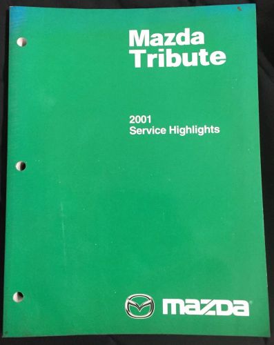 2001 mazda tribute factory oem service highlights manual 002