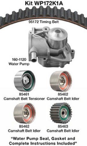 Dayco engine timing belt kit with water pump - water pump kit without seals