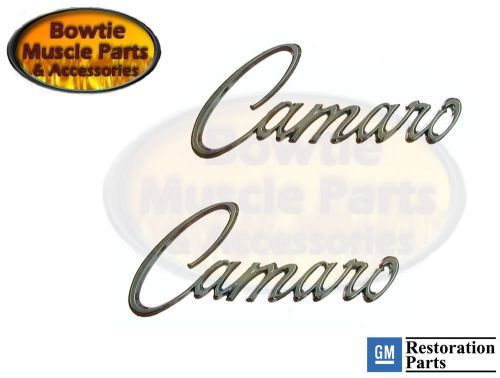 68 69 camaro script fender emblem - gm licensed!! excellent quality - best fit!