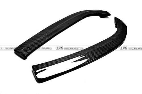 Style mr rear bumper extension splitter spat for evolution evo 8 9 carbon fiber