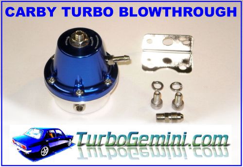 Blow through carby turbo fuel pressure regulator rising rate gemini datsun mazda