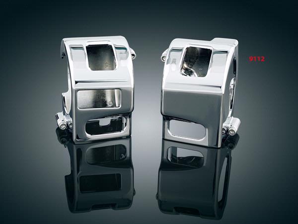 Chrome switch housing covers for v-star 1100 custom xvs1100c