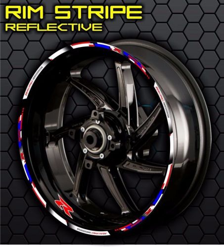 Suzuki gsx 1000 r reflective wheel stickers tape 17 motorcycle rim stripe best