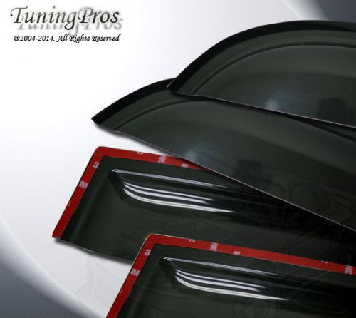 11-15 toyota yaris 5 door hatchback 2mm outside mount rain guard wind visor 4pcs