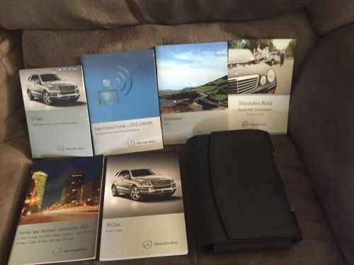 2013 mercedes benz m-class ml350 ml550 ml63amg owner manual set w/ case