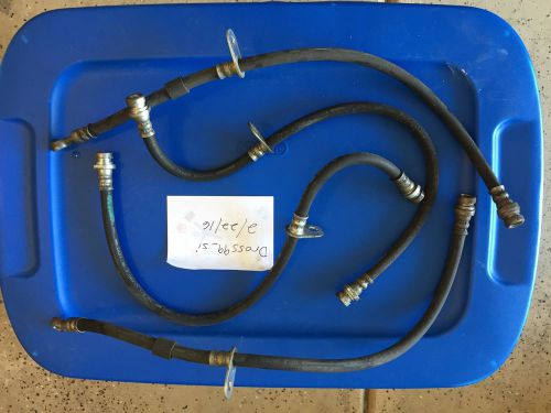 Evo x oem brake lines