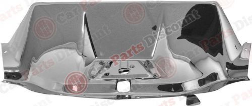 New dii hood latch panel - stainless, d-1121x