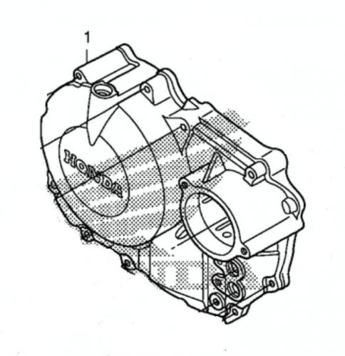 New genuine honda oem right crank case side cover 2012-2014 trx400ex/x trx 400