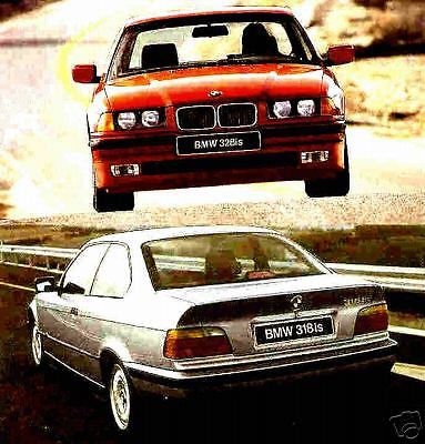 1996 bmw 318is &amp; 328is coupe brochure-bmw 318is &amp; 328is