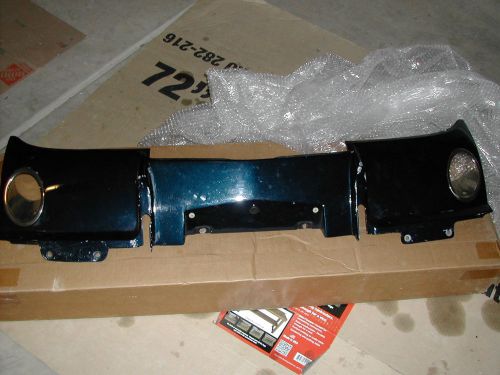 64-65 gm corvette original  fiberglass rear valance panel with bezels nice