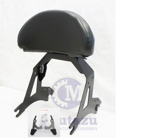 Detachable black aftermarket backrest sissy bar for victory cross country road