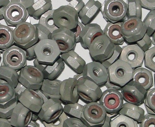 6-32 aluminum aircraft lock nuts nut lot of 100