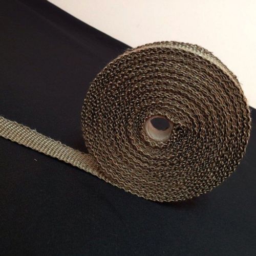 Titanium copper exhaust insulating wrap 1 in. ×1/16 in.×50 ft  universally new